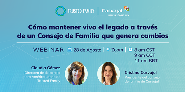 Webinar sobre el Consejo de Familia con Cristina Carvajal